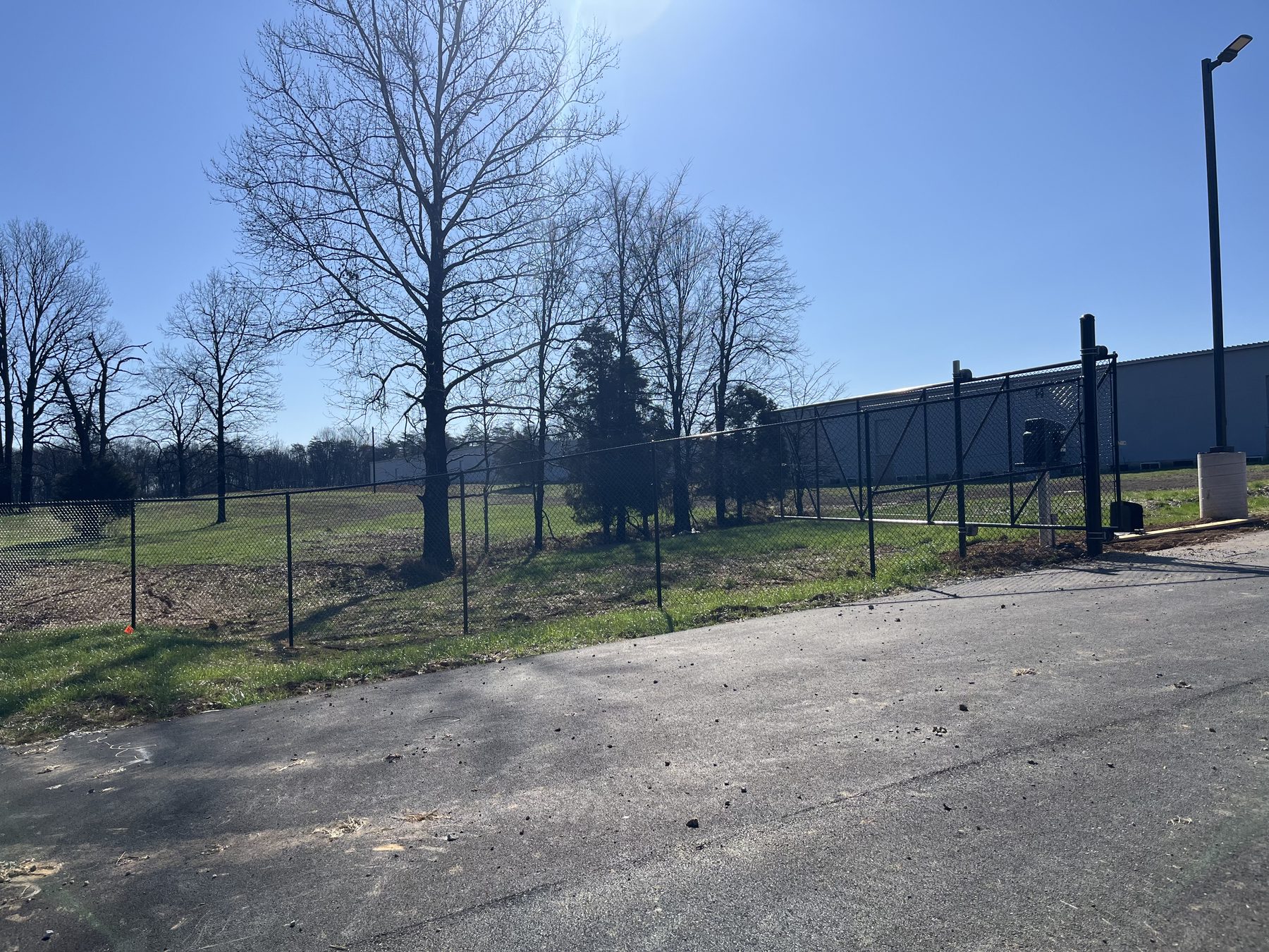 Industrial fencing — facility security and perimeter — S&S Fencing project 4