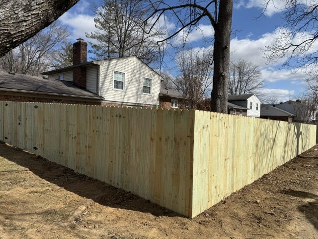 Wood privacy fence — S&S Fencing project 6