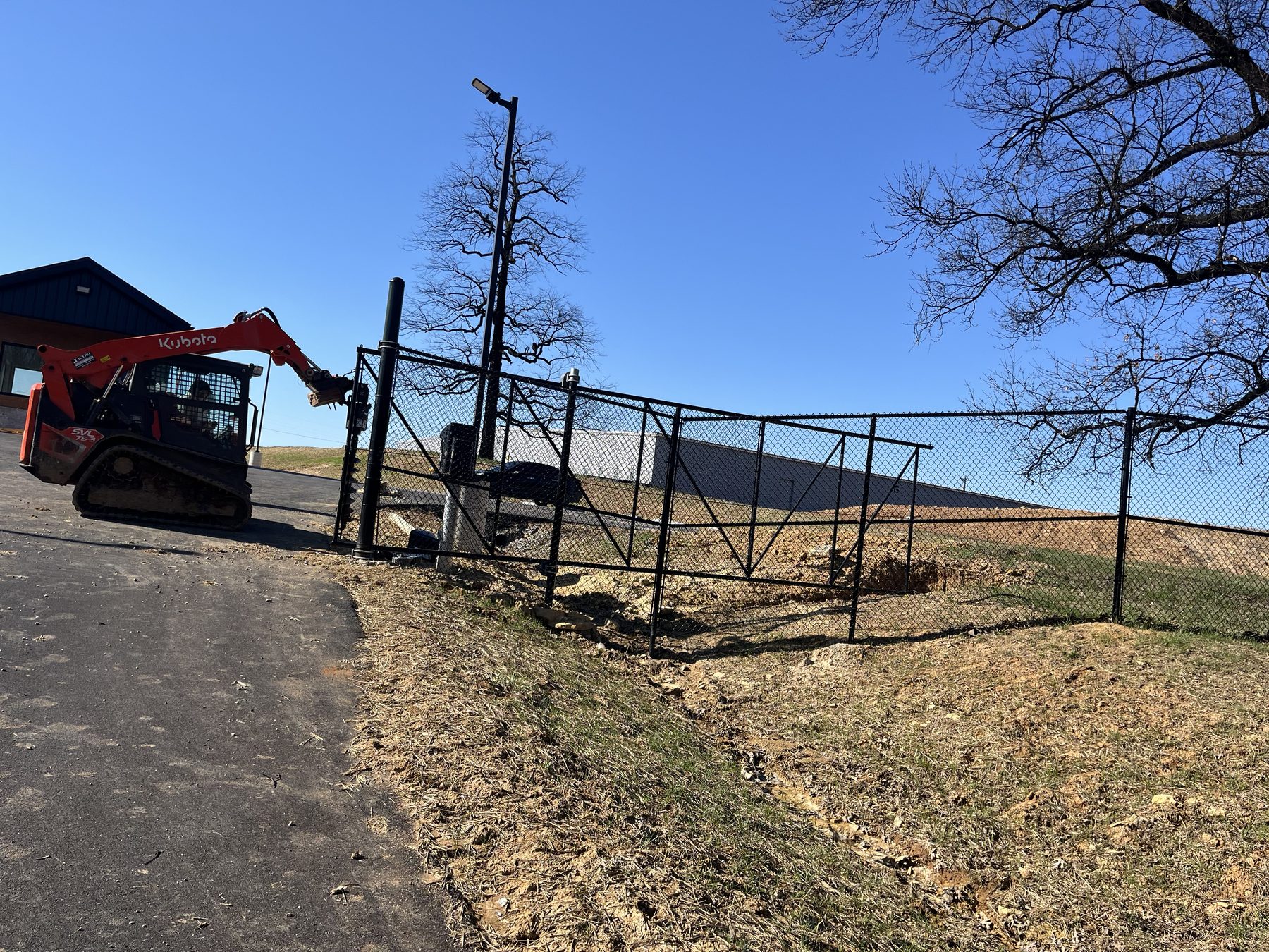 Industrial fencing — facility security and perimeter — S&S Fencing project 3