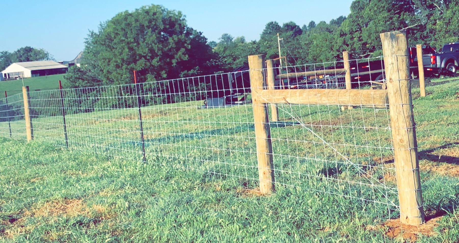 Agricultural fencing — Kentucky farm, horse pasture, and livestock work — S&S Fencing project 7