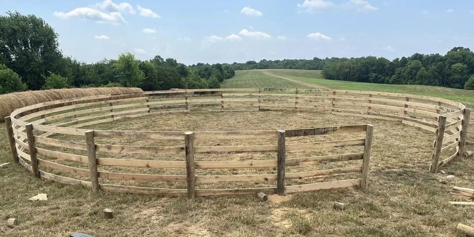 Fence before painting — S&S Fencing